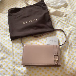 Gucci Patent Microguccissima Wallet Crossbody bag